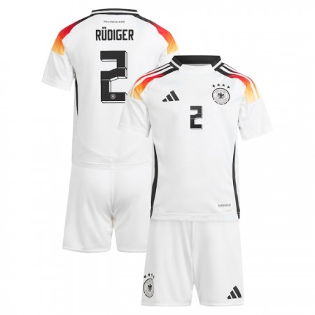 Tenue Enfant Allemagne Antonio Rudiger 2 Domicile UEFA Euro 2024 (+ Short)